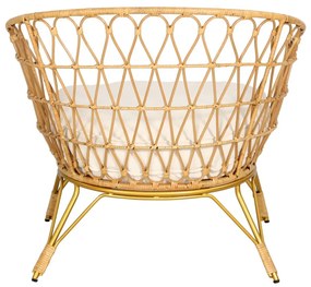 Sedia da giardino in rattan per esterni Ratta - Bonami Essentials
