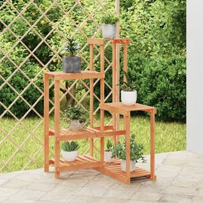 Portafiori 62,5x61,5x101,5 Cm İn Legno Massello Di Abete /
