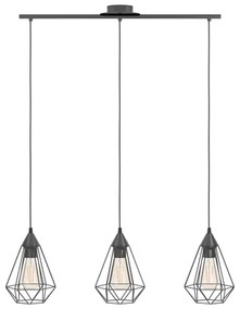 Eglo 94189 - Lampadario TARBES 3xE27/60W/230V