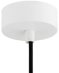 Euluna Lampada a sospensione Orte, Ø 28 cm, 1 luce, bianco