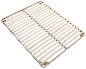 Rete a doghe 160 x 200 cm Beige - 2x19 doghe - smontato senza piedi - KALISTA di YSMÉE