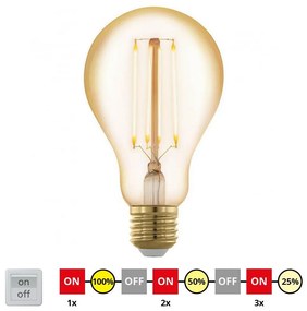 Lampadina LED dimmerabile VINTAGE A75 E27/4W/230V 2200K - Eglo 12858