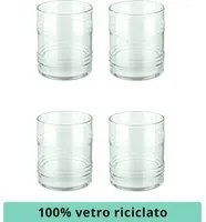 Set 4 bicchieri acqua Aware Tin Can Pasabahce