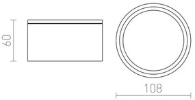 RED - Design Rendl - R10428 - Luce da esterno MERIDO 1xGX53/11W/230V IP44 bianca