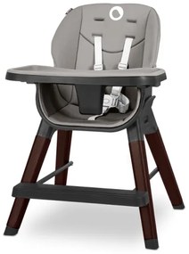 Lionelo - Sedia da pranzo per bambini MONA Black Onyx