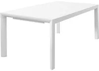 Tavolo da giardino allungabile 160 240x100x75 cm - bianco