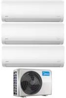 Climatizzatore Condizionatore Midea Trial Split Inverter serie XTREME 12+12+12 con M3O-27NF8 R-32 Wi-Fi Integrato 12000+12000+12000 btu - Novit