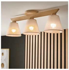 Plafoniera ANTONIO 3xE14/40W/230V rovere