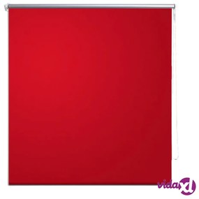 vidaXL Tenda a Rullo Oscurante 80 x 230 cm Rosso