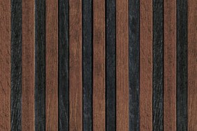 Carta da parati – Motivo di legno scuro