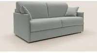 Divano Letto 2 Posti 149x90x96 cm in Tessuto Grigio