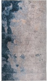 Tappeto lavabile blu e crema 180x120 cm - Vitaus