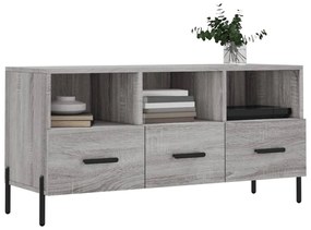 Mobile tv grigio sonoma 102x36x50 cm in legno multistrato