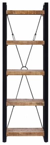 BANDERA - mobile in legno di mango con 5 ripiani