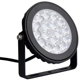 Faro LED 9W RGB+CCT IP66 da Telecomando con Picchetto e Staffa Colore RGB+CCT