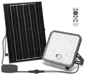 Aigostar - LED Faro solare dimmerabile con sensore LED/120W/3,4V IP66 + +TC