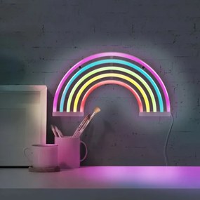 LED Decorazione murale al neon RAINBOW LED/3W/3xAA USB multicolore