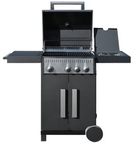 Barbecue a gas 3 bruciatori con fornello laterale extra