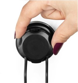 Porta sapone a parete autoportante nero Porta sapone e spugna nero Bestlock - Compactor