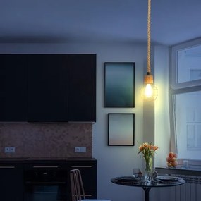 Lampadario a sospensione con filo 1xE27/60W/230V diametro 15 cm