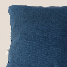 Honey cuscino disponibile in diversi colori realizzato in tessuto simil cotone impermeabile T13 blu