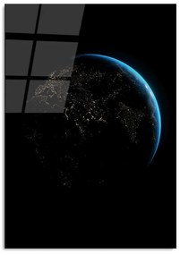 Pittura su vetro 70x100 cm Earth - Wallity