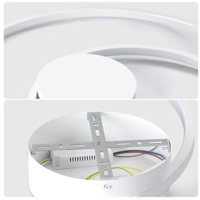 Brilagi- Plafoniera LED dimmerabile TWISTER LED/48W/230V diam. 50 cm bianco + telecomando