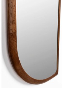 Specchio da parete con cornice in legno 26x120 cm Nyko - White Label