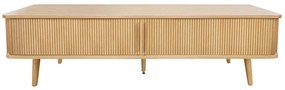 Mobile TV di colore naturale con effetto rovere 178x50x40 cm Rove – Woodman