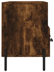 Mobile Porta TV Rovere Fumo 102x36x50 cm in Legno Multistrato