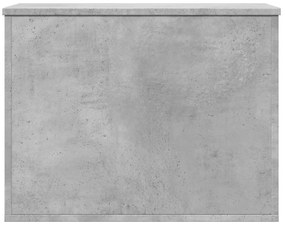 Contenitore grigio cemento 60x42x46 cm in legno multistrato