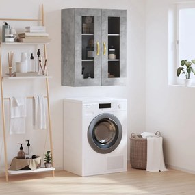 Mobile A Parete Grigio Cemento 69,5x34x90 Cm /