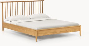 Letto in legno di pino con testiera Windsor