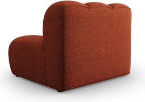 Divano componibile color mattone (solo con parte centrale) Lupine – Micadoni Home