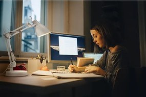 Osram - Lampada da scrivania DESK LINE 1xE27/11W/230V bianca