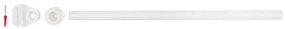 Supporto a soffitto bianco per tenda doccia 57 cm - Wenko