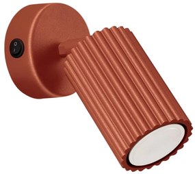 Sollux SL.1636 - Faretto da parete KARBON 1xGU10/10W/230V rosso