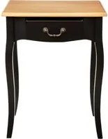 Comodino nero con cassetto Chrysa