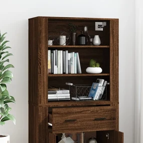 Credenza rovere marrone in legno multistrato