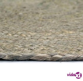 vidaXL Tovagliette 6 pz Grigio Neutro 38 cm Rotonde in Juta