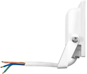 Faro LED 20W Slim Bianco IP65 - con Osram chip LED Colore Bianco Caldo 3.000K