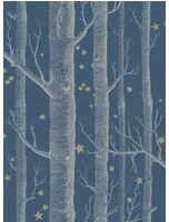 Cole & Son Carta da parati Woods & Stars - Midnight