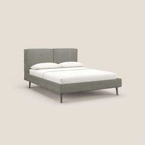 Isotta letto imbottito completamente sfoderabile in morbido tessuti impermeabile T10 talpa
