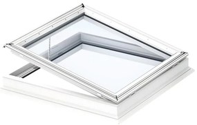 Finestra da tetto (faccia piana) VELUX CVP 0073U manuale L 100 x H 100 cm grigio antracite e bianco