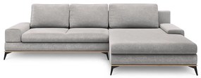 Divano letto angolare grigio chiaro, angolo destro Planet - Windsor &amp; Co Sofas
