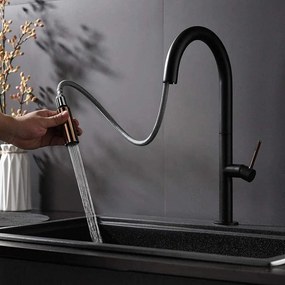 Rubinetto da cucina REA APOLLO Black/Rose Gold