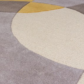 Tappeto in lana arancio/beige 120x170 cm Glow - Flair Rugs