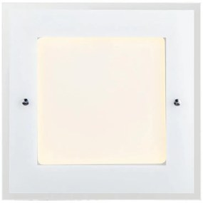 Plafoniera LED neoclassico Polly, bianco 36x5 cm, luce naturale NOVECENTO