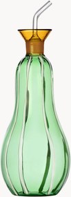 Dispenser aceto e olio in vetro borosilicato fatto a mano Vegetables