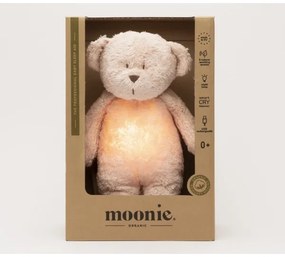 Moonie - Compagno di coccole con melodia e luce orsacchiotto 2.0 organic rosa
